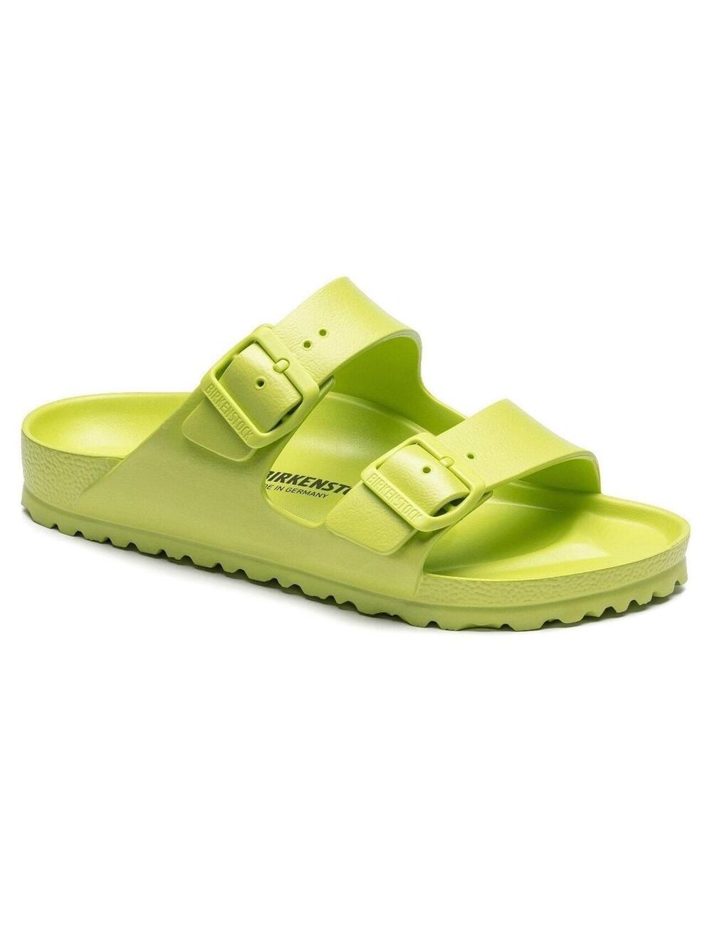 Birkenstock Arizona EVA sandals in active lime Unisex Size: US 13-13.5 / EU 46